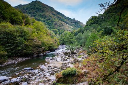 machakhela national park with river