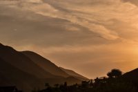 sunset in akhaltsikhe